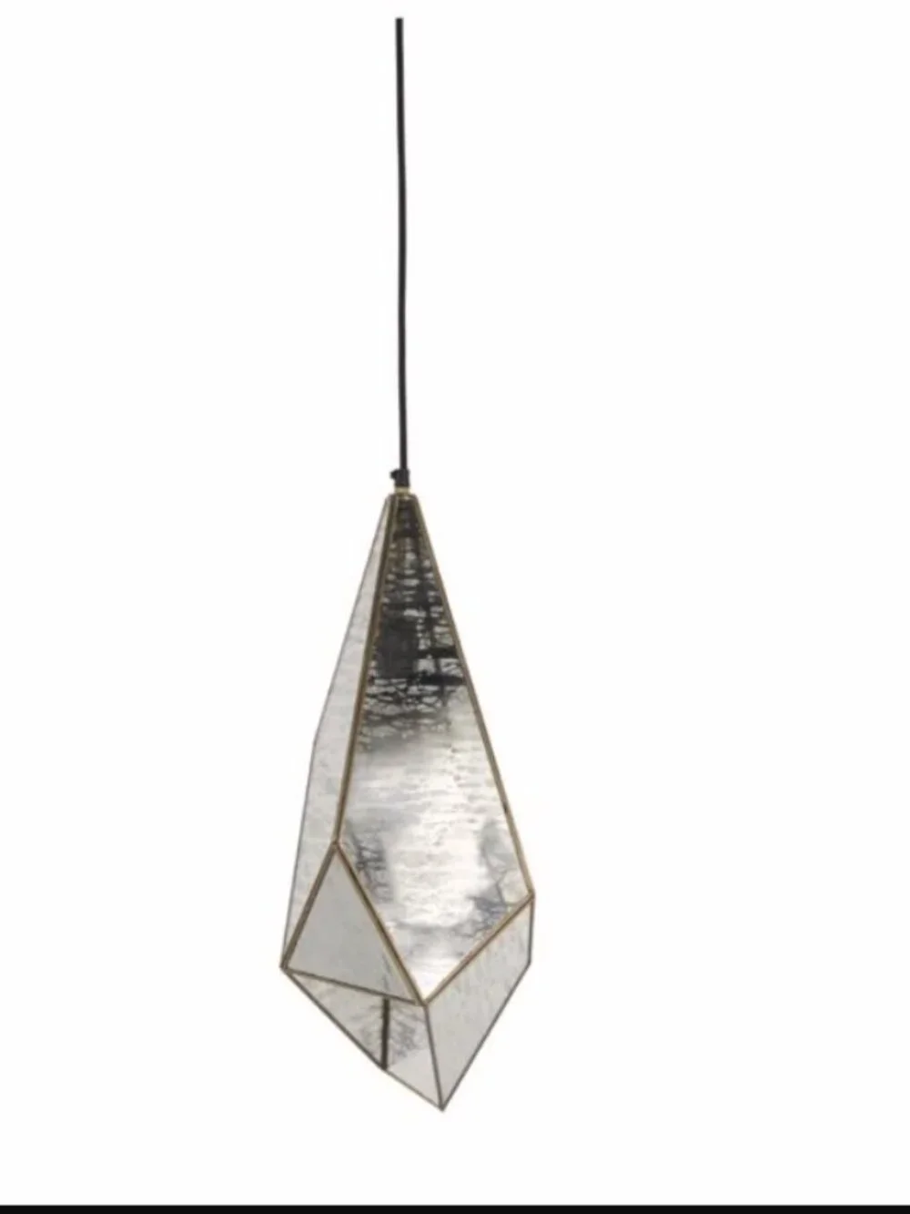 Modern Geometric Dark Tone Brass MALINA Pendant Light